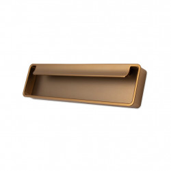 Ручка врезная FOLD, шампань, 128 мм, L174 мм, Viefe, Испания, 0542128Z618